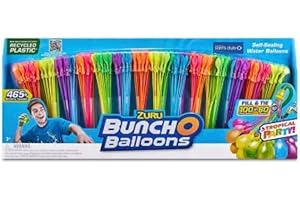 ZURU Bunch O Balloons 465 Rapid-Fill Self-Tying Recyclable Water Balloons (14 Stems)