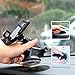 Purebox Car Phone Holder Universal Windshield Dashboard Truck Phone Mount Holder for iPhone X 8 7 7S Plus 6 6S Plus 5 5s Galaxy S5 S6 S7 S8 Google Nexus LG Huawei, Black
