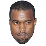 Kanye West Celebrity Mask, Cardboard Face and Fancy Dress Mask
