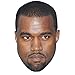 Kanye West Celebrity Mask, Cardboard Face and Fancy Dress Mask