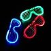 M.best Light Up Glow Glasses, 12 Pack Glow in The Dark LED Shutter Shades Sunglasses Party Favors for Kids or Adults ( B Style)