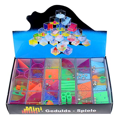 Wekity Party Favors, Brain Game 24PCS Maze Puzzle Box 3D Three-Dimensional Ball Maze Funny and Cool Brain Teasers for Kids - Safe for Boys, Girls, Teens (Package 1) - Thumbnail 6