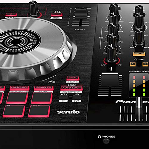 Pioneer DDJ-SB3 Serato Starter DJ Controller Pack w Case + 12" Speakers + Stands