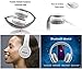 Mokata Kids Headphone Bluetooth Wireless Over Ear Foldable Headset with AUX 3.5mm Jack Cord SD Card Slot, Built-in Mic Microphone for Boys Girls Cell Phones TV PC Game Equipment B06 White