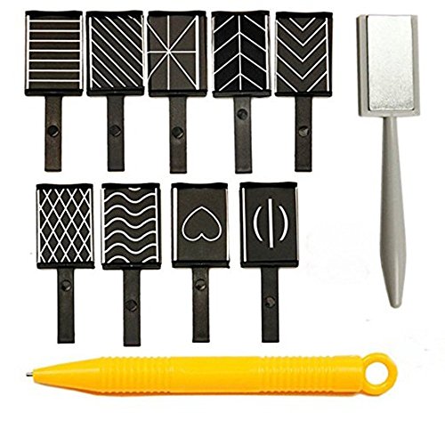 MEILINDS Nail Art Magnet Plate Wand Board Tool for DIY Magic 3D Magnetic Polish Cats Eyes Effect 11 Pcs/Set MEILINDS Nail Art Magnet Plate Wand Board Tool for DIY Magic 3D Magnetic Polish Cats Eyes Effect 11 Pcs/Set