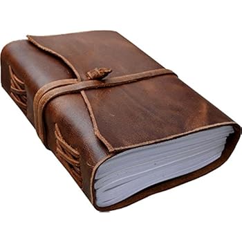 Amazon Com Antique Dark Brown Crazy Horse Leather Journal