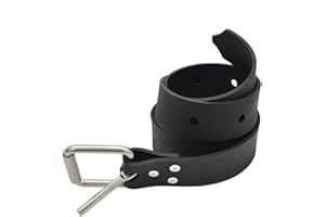 DIVJINGHAO Diving Weight Belt with Quick Release Stainless Steel Buckle Rubber Weight Belts for Free Diving, Spear Fishing Diving Belt 53 inches(1.35m)