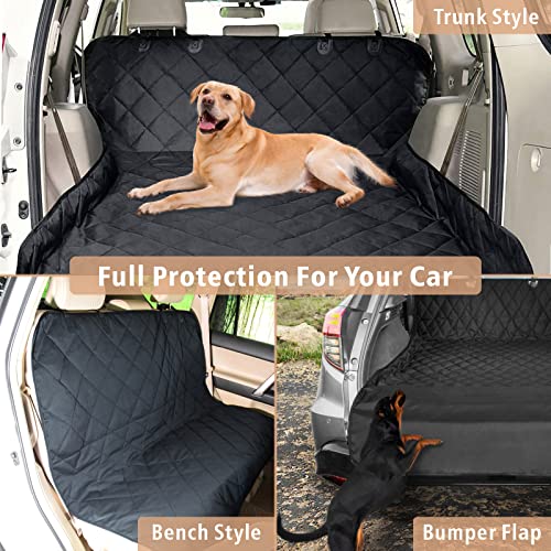 Fcolor SUV Cargo Liner for Dogs Water Resistant Cargo Liner for SUV, NonSlip Dog Seat Cover