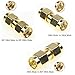 exgoofit SMA Adapter Kit, 18pcs, Gold Plated, Compatible with FPV Antennas, Ham Radio, WiFi Router, etc.