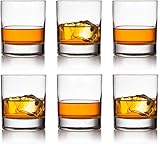 Circleware 44615 Soiree Whiskey, Set of 6, Kitchen Drinking Glasses Glassware for Water, Juice, Ice Tea, Beer, Wine and Bar Liquor Dining Decor Beverage Gifts 12 oz. Bohemia DOF 6 pc. 12oz