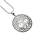 925 Sterling Silver Tree of Life Celtic Knot Pendant on Alloy Necklace Chain, 18 inches