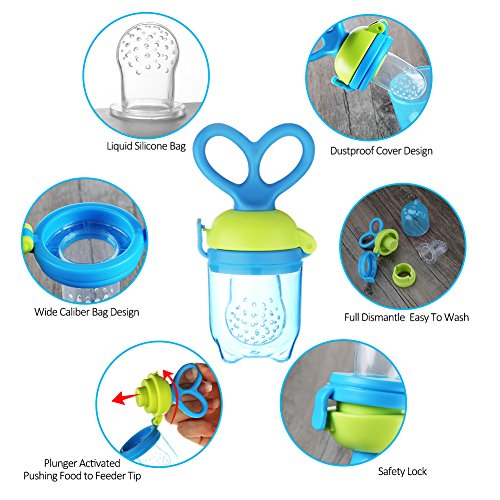 image for Accmor Baby Fresh Food Feeder | Silicone Fresh food nibbler Pacifier |