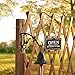 VEEBOOD 2 Pcs 8-Inch Decorative Iron Lantern Hooks for Wall Hanging Mason Jar Sconces Outdoor Solar Lights, Black
