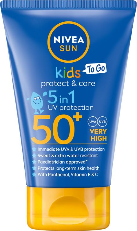 NIVEA Sun Kids Sun Cream for Children SPF 50+ Travel Size 50 ml