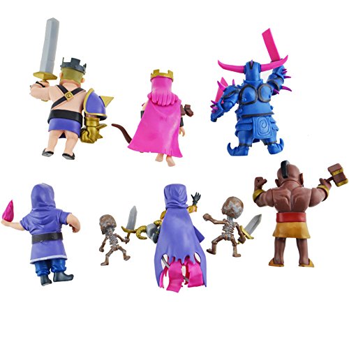 Shalleen 8pcs/set Phone Game COC Figures Supercell Model Clash Royale