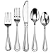 New Star Foodservice 58871 Slimline Pattern, 18/0 Stainless Steel, 60-Piece Flatware Set
