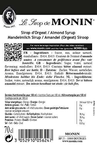 Monin Sirup 70cl. Almond. – Bild 2
