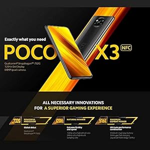 Xiaomi Poco X3 NFC - Smartphone 6 GB + 64 GB, Dual Sim, Blu (Cobalt Blue) - immagine 4