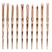 Beautyvan Makeup Brushes Set, 2018 New Design Arrival 10Pc Mermaid Foundation Eyeshadow Contour Eye Lip Makeup Brushes Set
