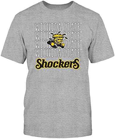 FanPrint Wichita State Shockers, Shockers Chant - Gildan Unisex T-Shirt - Officially Licensed Fashion Sports Apparel
