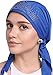 YI HENG MEI Women's Elegant Strench Drill Muslim Turban Hat Chemo Cancer Cap Headscarf