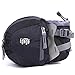 EGOGO travel sport waist pack fanny pack hiking bag with water bottle holder (Black)