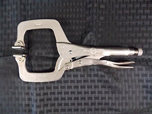 Petersen Vise Grip 11"Locking C Clamp with Swivel Pad Made in USA Rare, Part #11SP