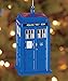 Kurt Adler 4.5-inch Doctor Who Tardis Blow Mold Plastic Ornament