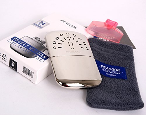 Hakkin Warmer Peacock Standard/Pocket Hand Warmer 24 Hours Made in Japan by Peacock