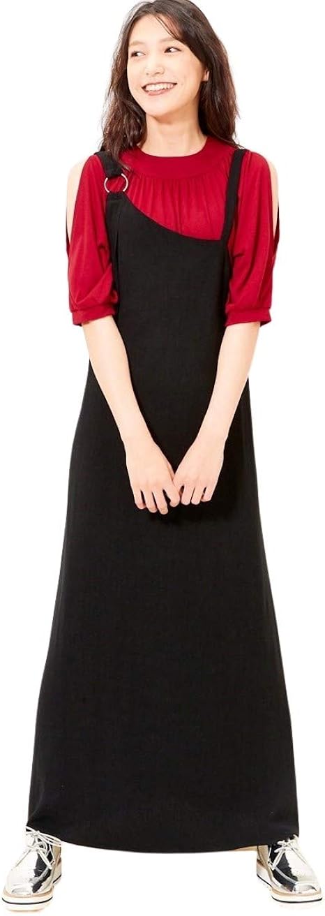 Nissen ニッセン 洗濯機洗いok ワンピース レーヨン混アシンメトリーワンピース ワンピース チュニック 通販 Amazon