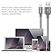 ALIWIKI Phone Charger, 3Pack 6Feet Nylon Braided Cable USB Syncing Fast Charging Cable Cord (Gray)