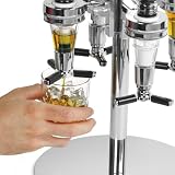 bar@drinkstuff 4 Bottle Rotary Drinks Dispenser – Chrome Base Optics view 8