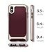 Spigen Neo Hybrid Designed for iPhone X Case (2017) - Burgundy & Champagne Gold