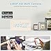 AISOUL Wi-Fi Hidden Camera Alarm Clock (Wooden Housing C- Rectangle)