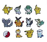 12 New Pokemon Pikachu Shoe Charms for Croc Shoes
