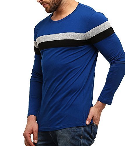 gritstones men's plain slim fit t-shirt