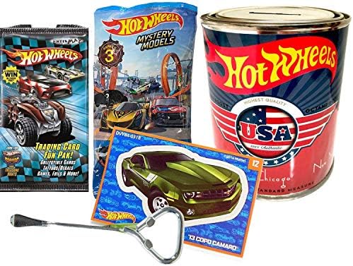 Hot Wheels Oil Can Money Bank \u0026 Mystery 