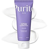 PURITO Luminous Ceramide Sleeping Pack | Overnight Recovery Cream with Five Ceramides for Dry & Sensitive Skin | Ceramide, Hydration Lock | Vegan & Cruelty-Free, Korean Skincare, 100mL / 3.38 fl.oz