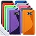 Eco-Fused Case Bundle Compatible with Samsung Galaxy Note 5 Including 10 Flexible TPU Covers with S Line Design - Slim Fit - Protection from Scratches - Microfiber Cleaning Cloth Included