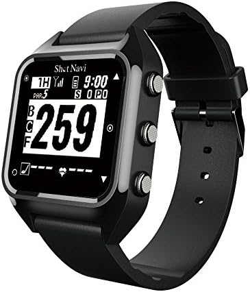 Shot Navi HuG - Activity Tracking watch & Golf GPS (Black)