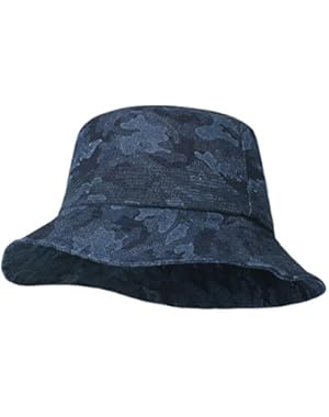 Vintage Washed Cotton boonie Hat Casual Stitched Bucket Hat