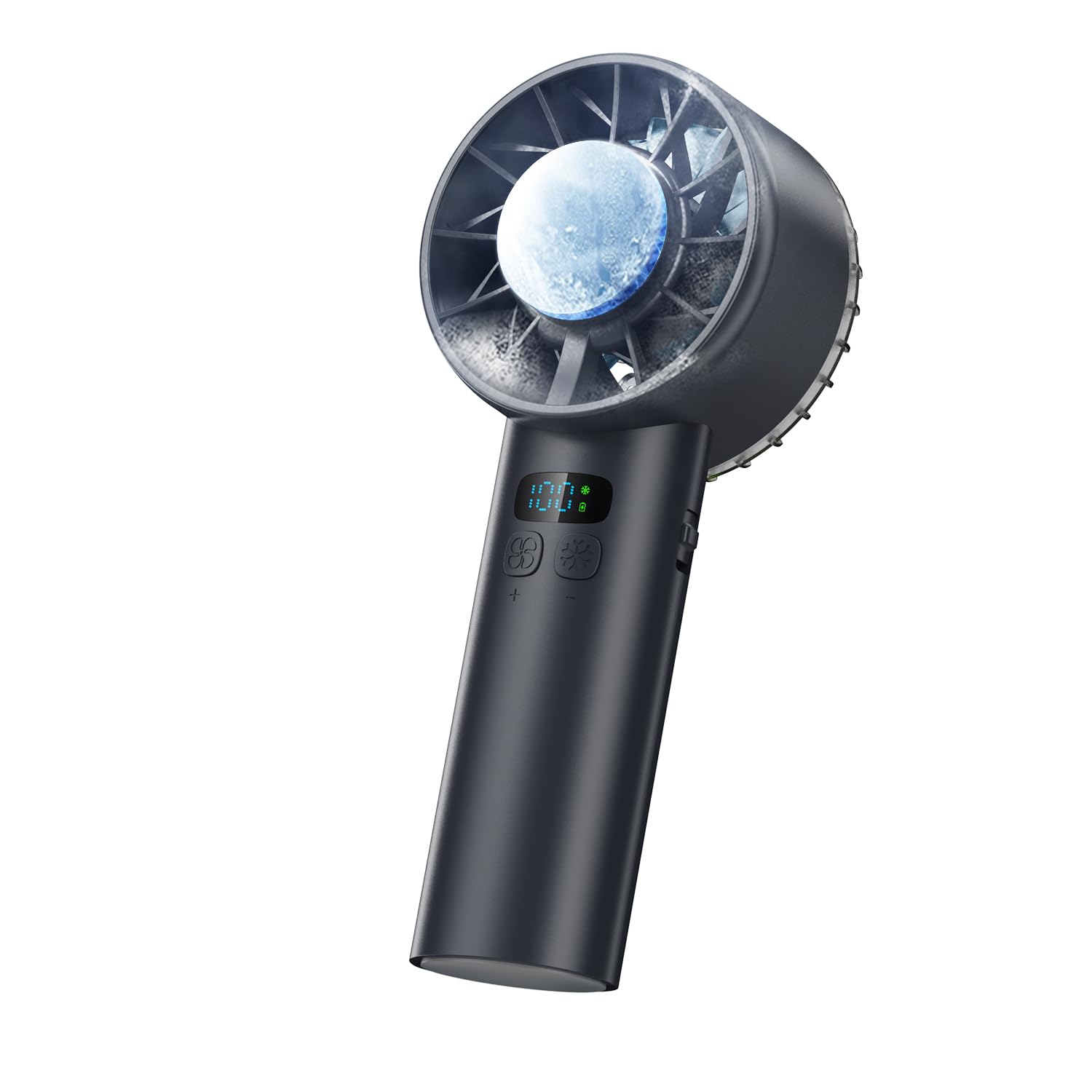 ハンディファン 冷却プレート【2026新型モデル 冷感プレート付き】Nicesun ハンディファン 携帯扇風機 手持ち扇風機 冷却機能 接触冷感 100段階風量調節 ハンディ扇風機 静音 5200mAh大容量 充電式 熱中症対策 小型扇風 機 強力 USB扇風 機 Type-C 最大16時間動