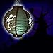 EverKid Halloween Decorations Paper Lanterns with LED Light, pack of 5 - Skeleton,Bats,Jack-O,Spiders