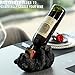 ARAIDECOR Playful Wolf Wine Rack Wine Holder Sculpture Home Decor or Restaurant Setting Statue