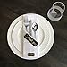 JL Prime 160 Plastic Silverware Set, Reusable Plastic Cutlery Set - Heavy Duty Silver Flatware for Party & Wedding, 80 Forks, 40 Spoons, 40 Knives