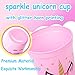 Joy Day Unicorn Cups Unicorn Party Cups for Kids Unicorn Party Supplies Unicorn Keepsake Plastic Cups for Girls Unicorn Party Favors Pink
