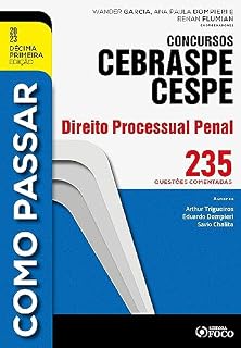 Livro Como passar concursos CEBRASPE -Direito Processual Penal