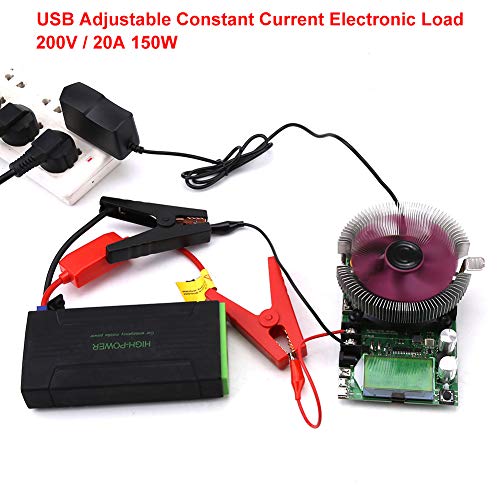 Electronic Load Tester, 150W 200V 20A USB Load Tester, Adjustable