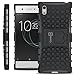 Sony Xperia XA1 Case, CoverON [Atomic Series] Hybrid Armor Cover Tough Protective Hard Kickstand Phone Case for Sony Xperia XA1 - Black / Black