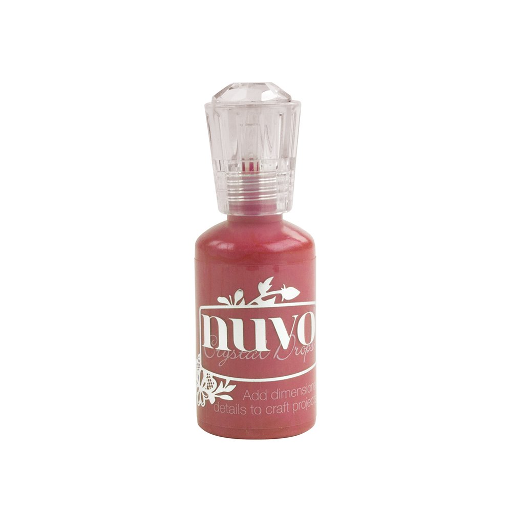 Tonic Studios Nuvo Crystal Drops 1.1 oz. Autumn Red, Acrylic, Multicoloured, 1.15 x 1.15 x 3.4 cm